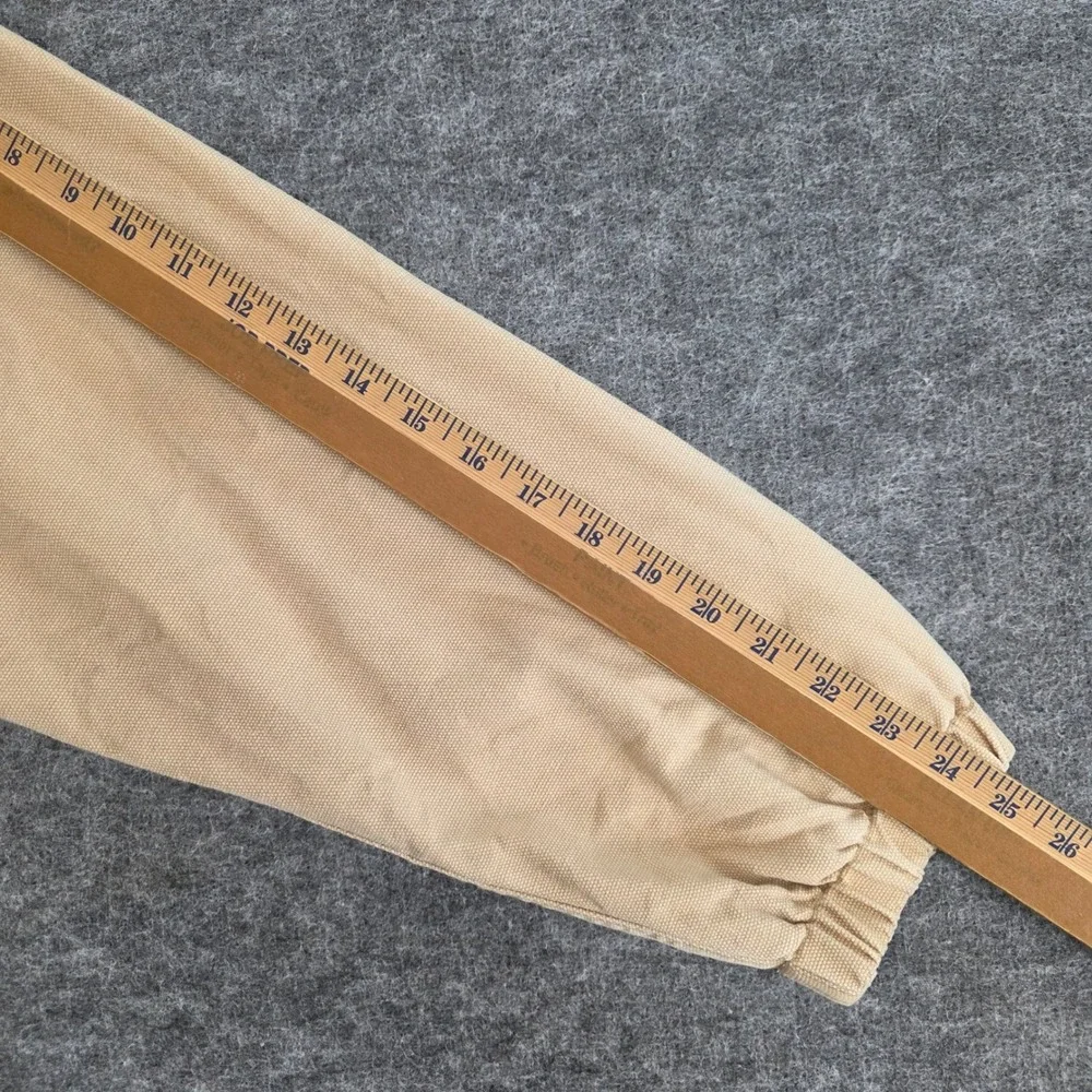VTG Lucchese Jacket Mens‎ Large Tan 1883 Original Canvas Bomber Lined Western